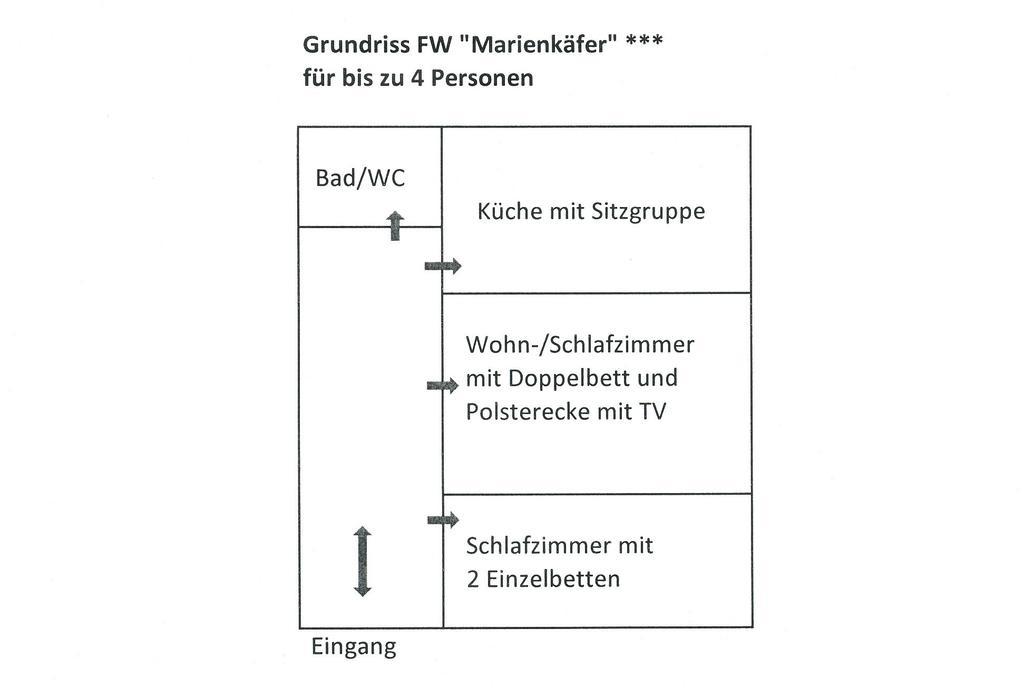 Ferienwohnung Marienkaefer Wulkow  Ngoại thất bức ảnh